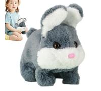 GTFYUDGH Mascotas Interactivas para Niños - Peluche de Conejito Que Camina e Incluye Sonido | Juguetes Interactivos De Conejo - para Niñas Niños y Peques, Regalo para Pascua Cumpleaños y Navidad