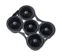 GTFYUDGH Molde de Donuts de Silicona,Molde de Silicón para Rosquillas con 5 Cavidades - Antiadherente Para Bagels, Pasteles, Galletas Y Postres