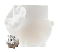 GTFYUDGH Molde De Macetero De Silicona,Suministros De Jardinería En Forma De Bonito De Silicona,Molde Para Plantas - Para Patio, Porche, Jardín, Hogar, Centro De Mesa Con Árbol, Oficinas,