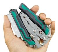 GTFYUDGH Pelacables | Herramienta para Pelar Cables | Empuñadura Ergonómica Crimpadora Terminales Precisión para Reparación Electrodomésticos Trabajo HVAC Instalaciones Eléctricas Redes
