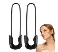 GTFYUDGH Pendientes de imperdible para mujer,Pendientes de clip, de aro colgantes minimalistas | de aro con pasador de seguridad para mujer, minimalistas, colgantes creativos de