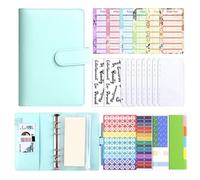 GTFYUDGH Planificador de Presupuestos - Cuaderno Semanal 2026 de Cuero Sintético - Cuaderno de Planificación Financiera Mensual,para Desafío Financiero en Efectivo, Hogar, Viajes, Hombres y Mujeres