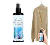GTFYUDGH Spray Antiestático,100ml Suavizante Instantáneo,Spray Antiestático Refrescante Para Ropa | Para Ropa de Invierno Cabello Falda Suéter Bufanda Abrigo Hogar Oficina Alternativa a la