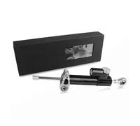GTGJFJKW Para B&MW F650CS F650 CS 1997 1998 1999 2000 2001 2002-2022 Kit Montaje Soporte Amortiguador Estabilizador Dirección Ajustable CNC Motocicletas Accesorios(Black and Silver)