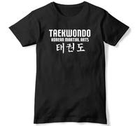GTHBr889h Taekwondo Korean Martial Arts Mens Funny Unisex T-Shirt Black L
