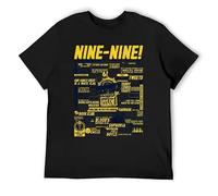 GTHBr889h Wise Words of The Nine-Nine (Variant) T-Shirt Black S