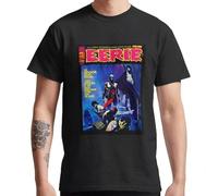 GTHBr889h Yes, Yes, Yes! Another Great Vintage Eerie Magazine Cover T-Shirt Black L