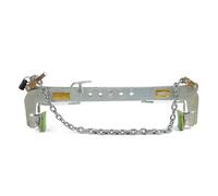 GTHTUHFD Abrazadera De Elevación De Piedra Ajustable De Alta Resistencia con Cadena Y Protección De Goma, Capacidad De 1800 Kg para Manipulación Y Transporte,One Color-26in/425kg/936lb