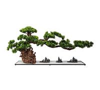 GTHTUHFD Árbol artificial de árbol bonsái, plantas de escritorio, simulación de pino, planta en maceta para decoración del hogar, jardín, decoración de Feng Shui, árbol artificial I