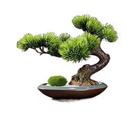 GTHTUHFD Árbol Artificial para El Hogar, Sala De Estar, Simulación De Árbol Falso, Bonsái, Mesa De Arena China, Porche, Paisajismo, Decoración, Adornos De Plantas Verdes,C