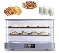 GTHTUHFD Caja para Levar Pan De 40 L, Temperatura Ajustable para Uso Doméstico. Ideal para Pizza, Masa Madre, Yogur, Natto Y Jabón. Leudado Rápido Y Resultados Consistentes.