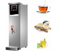 GTHTUHFD Calentador De Agua Comercial De 2,5 Kw con Llenado Automático, De Acero Inoxidable, para Preparar Té Y Café, con Panel De Control Digital, Grifo Antigoteo Y Control,30L
