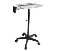 GTHTUHFD Carro De Peluquería, Carro Rodante para Salón, Carro para Herramientas, Carro De Herramientas De Peluquería, Carro De Aluminio para Equipos De Belleza con Rueda,Silver-70x45x33cm