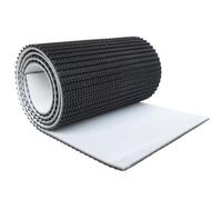 GTHTUHFD Cinta Transportadora De PVC para Embalaje Industrial Y Manipulación De Granos: Reemplazo Optimizado para Líneas De Producción Y Poleas De Cangilones Que Maximizan L,Black-1.0x49.2 ft