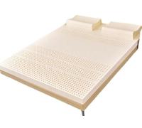 GTHTUHFD Colchón de látex natural suave y de mesa, tamaño individual, tamaño matrimonial, con funda, respetuoso con el medio ambiente, soporte hipoalérico, para el hogar, 8 cm-90 x 190 cm