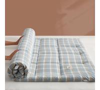 GTHTUHFD Colchón plegable japonés doble futón suave, tapete de algodón antideslizante para el hogar y el dormitorio, transpirable y de mesa, colchón portátil para Sp y Relaxat, 8-90 x 200 cm