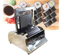 GTHTUHFD Cortador De Sushi De Alambre De Acero Inoxidable, Cortador De Rollos De Sushi para Cocina, Permite La Producción Rápida De Grandes Cantidades De Sushi, Juego De 8/10/12 Piezas,10segments