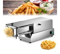 GTHTUHFD Cortadora Eléctrica De Patatas Fritas, Máquina Automática para Hacer Patatas Fritas, Cuchillas Eléctricas De Acero Inoxidable para Patatas, Cortar Patatas, Zanah