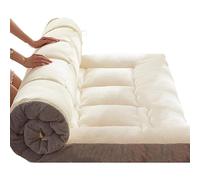 GTHTUHFD Cubrecolchón de futón japonés, plegable, doble para invitados, dormitorios, camping y sofás, mesa Ng, almohadilla de cama, ahorro de espacio, para viajes fáciles y uso doméstico, 1-120 x 200
