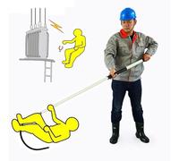 GTHTUHFD Gancho De Rescate Eléctrico De Seguridad De 1,5 M A 3 M, Ligero, Gancho De Rescate Aislado De Alta Tensión para Centrales Eléctricas/Fábricas/Reparación De Automóviles,White-2m/78.7in/6.5ft
