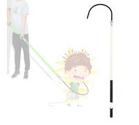 GTHTUHFD Gancho De Rescate Portátil Aislado, Apto para Aplicaciones De Alto Voltaje, Pértiga De Rescate Ligera De Fibra De Vidrio con Protección contra Descargas Eléctricas.,White-3m/9.8ft/118in