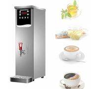 GTHTUHFD Hervidor De Agua Instantáneo, Hervidor Eléctrico, Calentador De Agua Comercial, Agua Hirviendo Rápida, 2,5 Kw, Llenado Automático, Acero Inoxidable, Grifo Antigoteo,20L