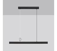 GTHTUHFD Lámpara Colgante Decorativa Creativa para Sala De Estar, Moderna Luminaria Led De 64 W para Comedor, Lámpara Colgante De Latón con Pantalla Acrílica, Candelabros Se,Black Copper-dimming