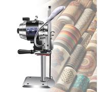 GTHTUHFD Máquina De Corte De Tela, Máquina De Corte De Tela Industrial con Luz Led/Afilado Automático De Cuchillas para Tela Y Cuero,13in