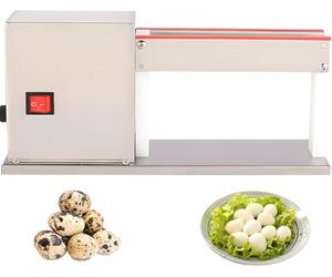 GTHTUHFD Peladora Eléctrica De Huevos De Codorniz, Semiautomática De 25 Kg/H, Peladora De Acero Inoxidable para Huevos De Codorniz Y Otras Aves.