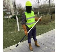 GTHTUHFD Pértiga De Rescate Desmontable De 3 M De Longitud, Gancho De Rescate Aislado para Bomberos Y Electricistas, Pértiga De Rescate para Accidentes De Alta Tensión con Mango,White-1.5m/59in/4.9ft
