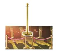 GTHTUHFD Poste De Acero Inoxidable para Filas con Cuerdas, Poste De Barrera De Control De Multitudes para Bodas, Teatros, Fiestas, Hoteles, Vestíbulos De Bancos, 2 Piezas1pc