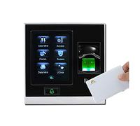 GTHTUHFD Sistema De Control De Acceso Biométrico con Huella Dactilar, TCP/IP, USB, Grabadora De Tiempo Y Asistencia, Sistema De Control De Puerta Inteligente Independien,Sf400 IC