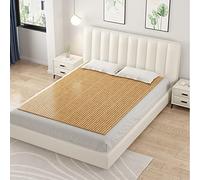 GTHTUHFD Tabla de cama plegable de bambú enrollable, soporte de colchón, almohadilla base personalizable para soporte de cintura y Sp Quali mejorado portátil y ahorro de espacio, ancho x largo: 1,3 x