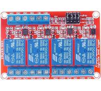 GTIWUNG 1 Pieza Módulo de Relé de 4 Canal 24V con Aislamiento Optoacoplador Relé de relé de expansión Alta y Baja con LED, 24V 4-Canal Modulo Relay Disparador de Nivel Bajo para PIC AVR DSP ARM MCU