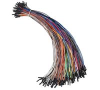 GTIWUNG 100 Piezas 1 Pine Jumper Wire Cable de Puente 30cm Hembra a Hembra de Cable para Arduino, 1P Puente para Placas Prototipo para Breadboard Raspberry Pi