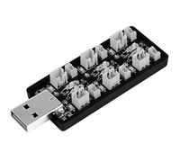 GTIWUNG 1S LiPo - Cargador USB de 3,7 V/4,20 V, 6 canales, 1S, LiHV, para FPV Plus, Micro JST 1.25 JST-PH 2.0 mCX mCPX conector T577
