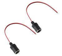 GTIWUNG 2 Pack Toma de Encendedor de Cigarrillos de Coche, Mechero Hembra para Cargador de Coche Potencia, Toma de Mechero para Coche, 12V/24V Enchufe Adaptador de Conector