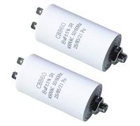 GTIWUNG 2 Piezas CBB60 8μF 450V Condensador de Arranque de Motor 8uF de Funcionamiento 50/60Hz Condensador de Lavadora