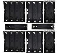GTIWUNG 8 Piezas 1/2/3/4 x 3.7V 18650 Caja de Soporte de Batería Caja de Almacenamiento con Pin para soldar a PCB para Series o Circuitos Paralelos o Impresos