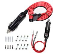 GTIWUNG Enchufe de Encendedor de Cigarrillos para Cigarrillos a 45A-Anderson Cable 1,2M Adaptador de Alambre de Extensión 14AWG Fit para Batería de Alimentación Portátil Lasting