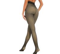 GTJEOI Medias Termicas Mujer Invierno (FR/ES, Letras, L, XL, Regular, Regular, Negro translúcido, 220g (5 ℃-20 ℃))