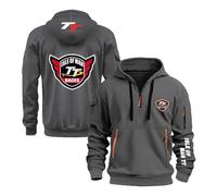 GTKRMXOB Chándal Liso Con Capucha Hombre Para I.s.l.e of M.a.n T..T Chaquetas De Entrenamiento Jerséis Camisetas Manga Larga Abrigos Media Cremallera Ropa-SHS||3x_l