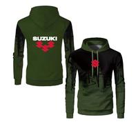 GTKRMXOB Sudadera con Capucha Cómoda para Hombre SU.ZU.K.I Jerséis Sudaderas Ropa De Entrenamiento Prendas Vestir Exteriores Primavera Y Otoño Chaqueta Gráfica-LvSe||x_l