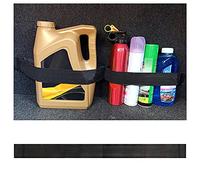 GTLM 70cm Organizador Maletero Coche con 2 Bolsillos,Elástico Organizador de Maletero de Coche Evita Que los Objetos Rueden,Polivalente Organizador Coche Accesorios Coche Interior (Longitud 70CM)