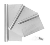 GTNCE 3 Piezas Rasqueta Cocina, Rasqueta Panadero Reutilizable, Espatula Cocina Acero Inoxidable, 15/20/25cm Espátula Cocina, Cortador Pan con Escala De Medición para Tartas Pizzas Galletas Frutas