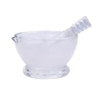 GTOULHH Cuenco para Moler Ajo Machacador De Ajos De Vidrio, Mortero, Triturador De Ajos For Cocina Doméstica, Juego De Mortero Herramienta(60mm)