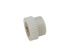 GTPBAO 1 Uds piñón cilíndrico 0,8 módulo 33 dientes dientes rectos paso engranaje recto 0,8 M 33T engranaje recto de plástico con manga de cobre Hardware de Dirección(5MM BORE)