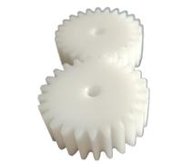 GTPBAO 2 uds 1,5 módulo 29 dientes engranaje de plástico 4mm 5mm 6,35mm 8mm 10mm 12mm 15mm agujero interior 1,5 M 29T piñón de engranaje de dientes rectos Hardware de Dirección(6MM BORE)