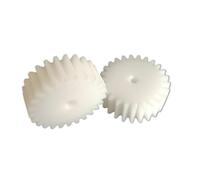GTPBAO 2 uds 1 módulo POM engranaje plano 8mm de espesor dientes rectos engranaje recto 8mm diámetro 1M 110T 120T 130T 85T 150T rueda de engranaje de plástico Hardware de Dirección(130 teeth)