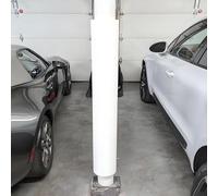 GTPBAO Almohadilla para Poste de Baloncesto Protector para Postes De Baloncesto De 1,8M De Altura, Protector Impermeable para Postes De Sótano, Gimnasios, Garaje, Blanco(Dia 6'')